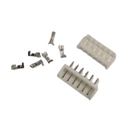 CONJUNTO FICHAS PIN-SOCKET 6 PINOS MACHO/FEMEA