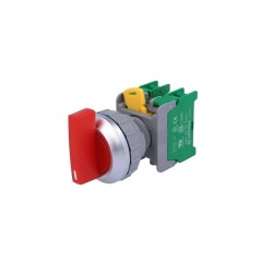 Comutador rotativo,1 Posição NA, 230VAC, 3A, 30mm