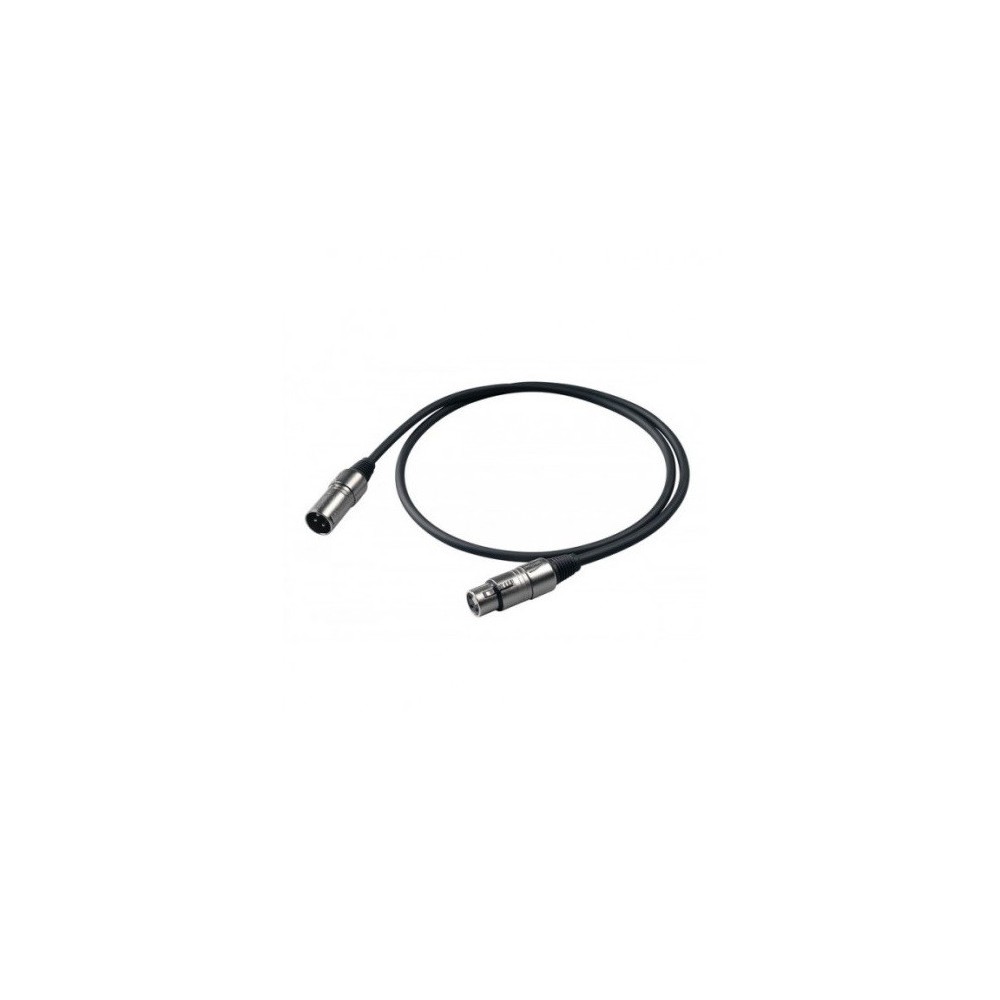 Extensão XLR Fêmea / XLR Macho PROEL 5mts