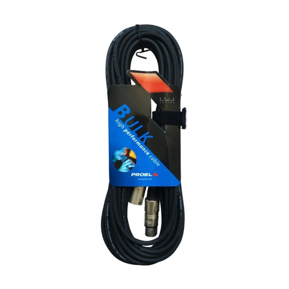 Extensão XLR Fêmea / XLR Macho PROEL 10mts