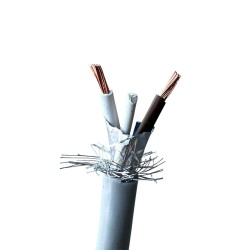 CABO INF. BLINDADO 2 COND.DE 1,5mm CINZENTO
