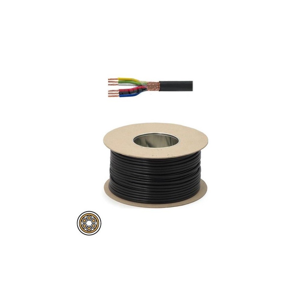 Cabo Inf. Blindado 6x0.22mm + Malha (METRO)
