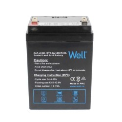 Bateria de gel chumbo, 12V, 2.6A