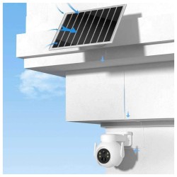 Câmera de Vigilância IP, FHD, Wifi, com Painel Solar, XO
