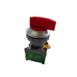 Comutador rotativo,1 Posição NA, 230VAC, 3A, 30mm