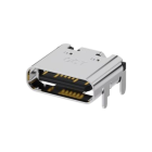 Ficha USB Type-C Femea 16 Pinos 2.0 | Receptáculo SMT/TH