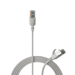 Cabo rede flexível CAT6A U/UTP cinzento 1.5mts PROCAB