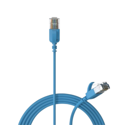 Cabo rede flexível CAT6A U/UTP azul 1.5mts PROCAB