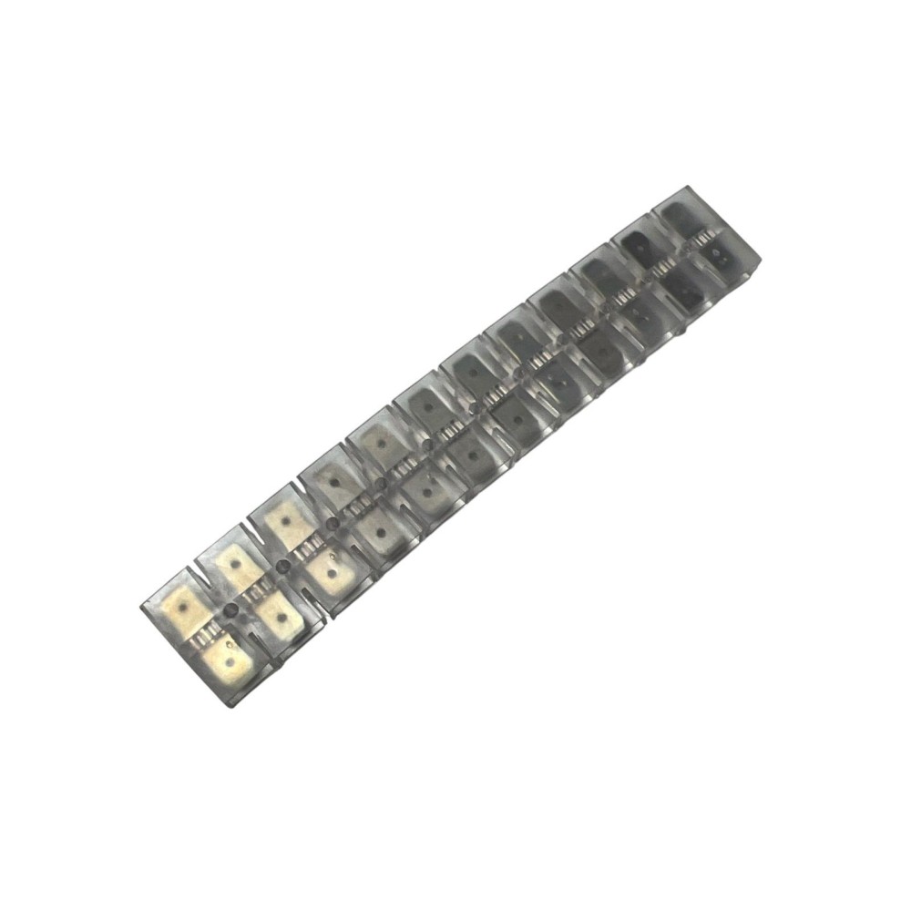 Barra de terminais FAST macho/macho 6,3x0,8mm 300V máx. 75°C
