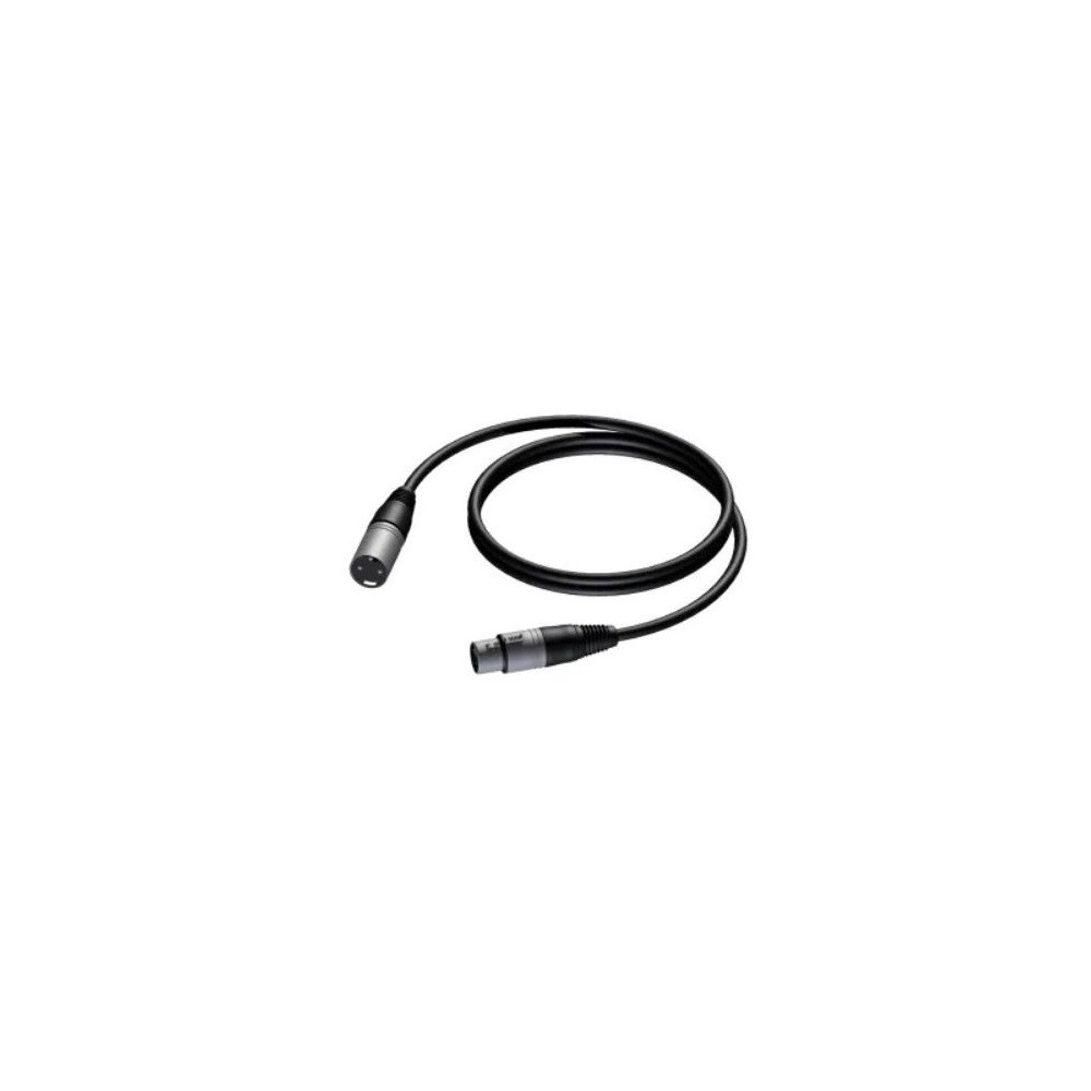 Cabo Áudio XLR Macho / XLR fêmea 1 metro