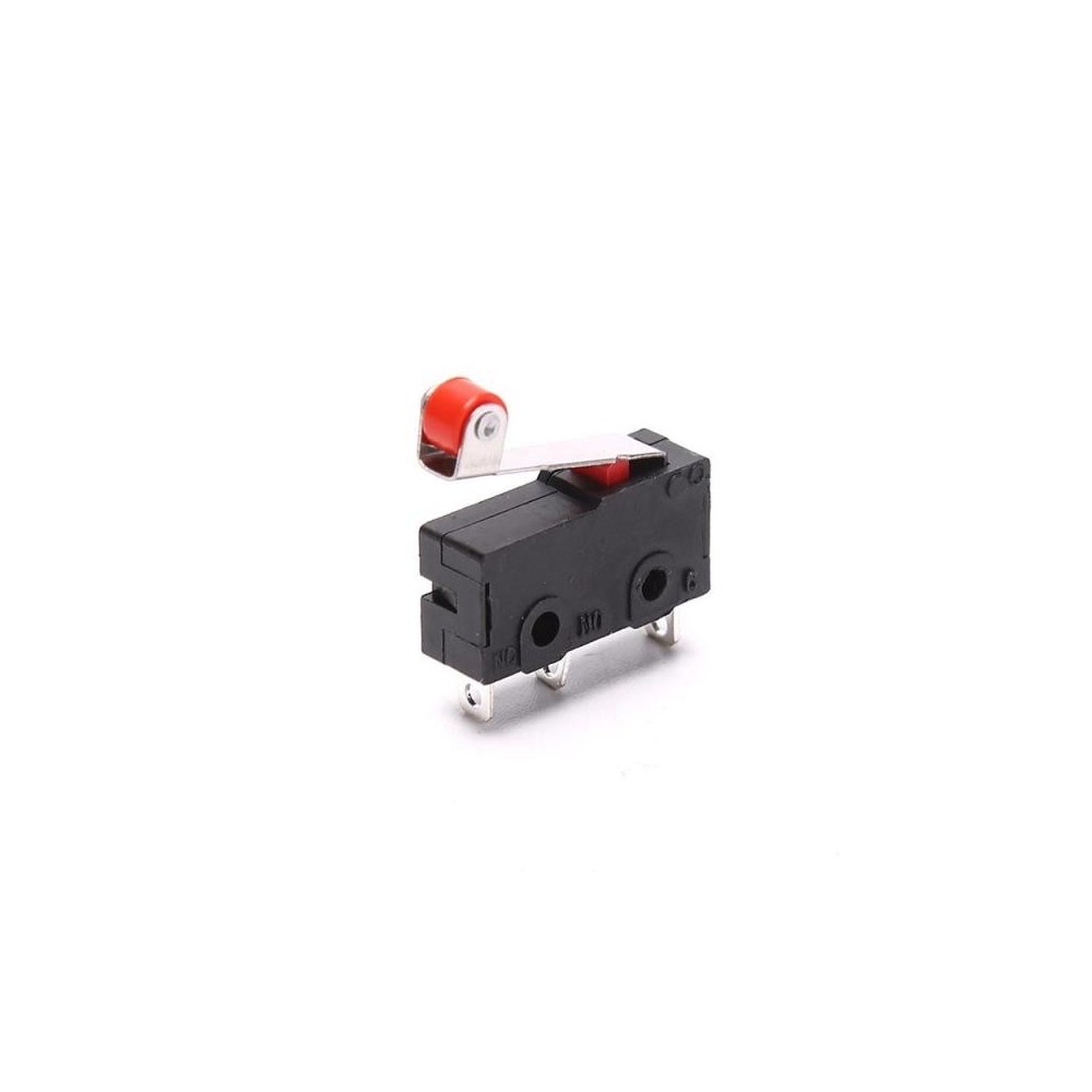 Microswitch SPDT Snap-Action 5A 125VAC, ON-(ON), com rolo