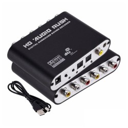 Conversor de Áudio Digital / Analógico 5.1 Surround