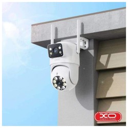 Câmara Vigilância IP Dupla 1080p 4MP, WiFi XO
