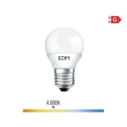 Lâmpada LED esférica E27 5W 4000K