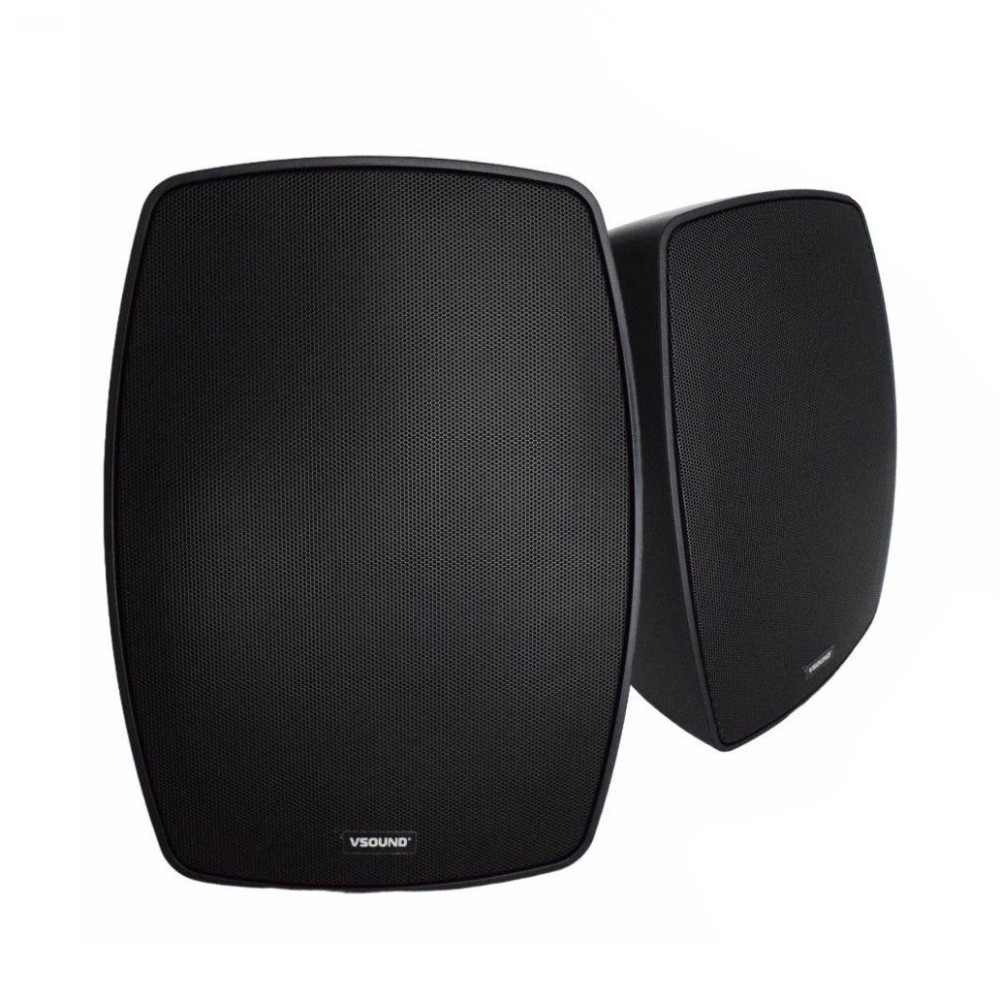 Colunas Passivas 6" 120W 100V IPX5 pretas (PAR)