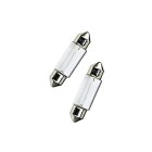 CONJUNTO 2 LAMPADAS HALOGENIO 12V C5W 6418 OSRAM