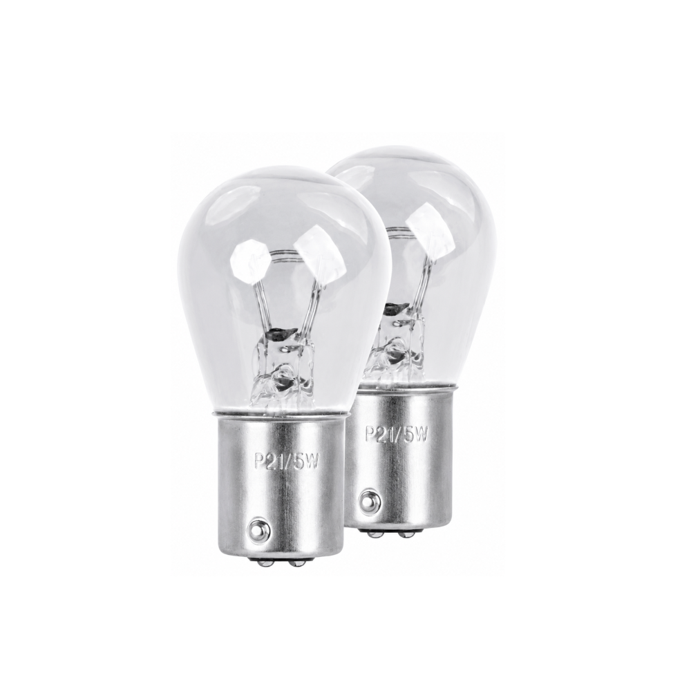 Conjunto 2 lâmpadas halogénio 12V P21/5W BAY15D