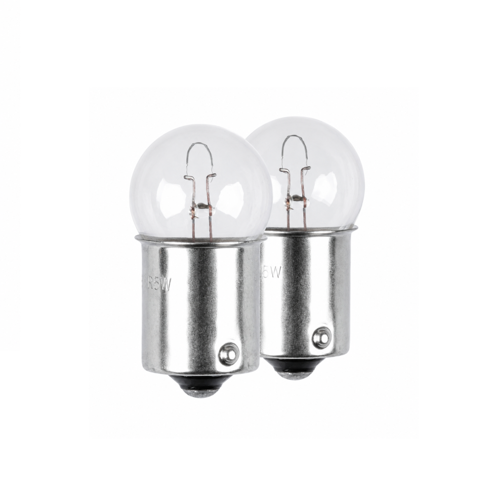 Conjunto 2 lâmpadas halogénio 12V R5W BA15S