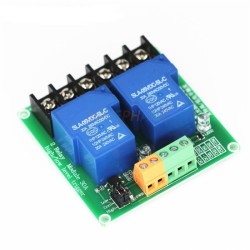 Módulo relé 5VDC 2 canais high/low level trigger para Arduíno