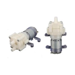 Bomba diafragma ar 12V 3W R385 + buckle silicone bomba aquário