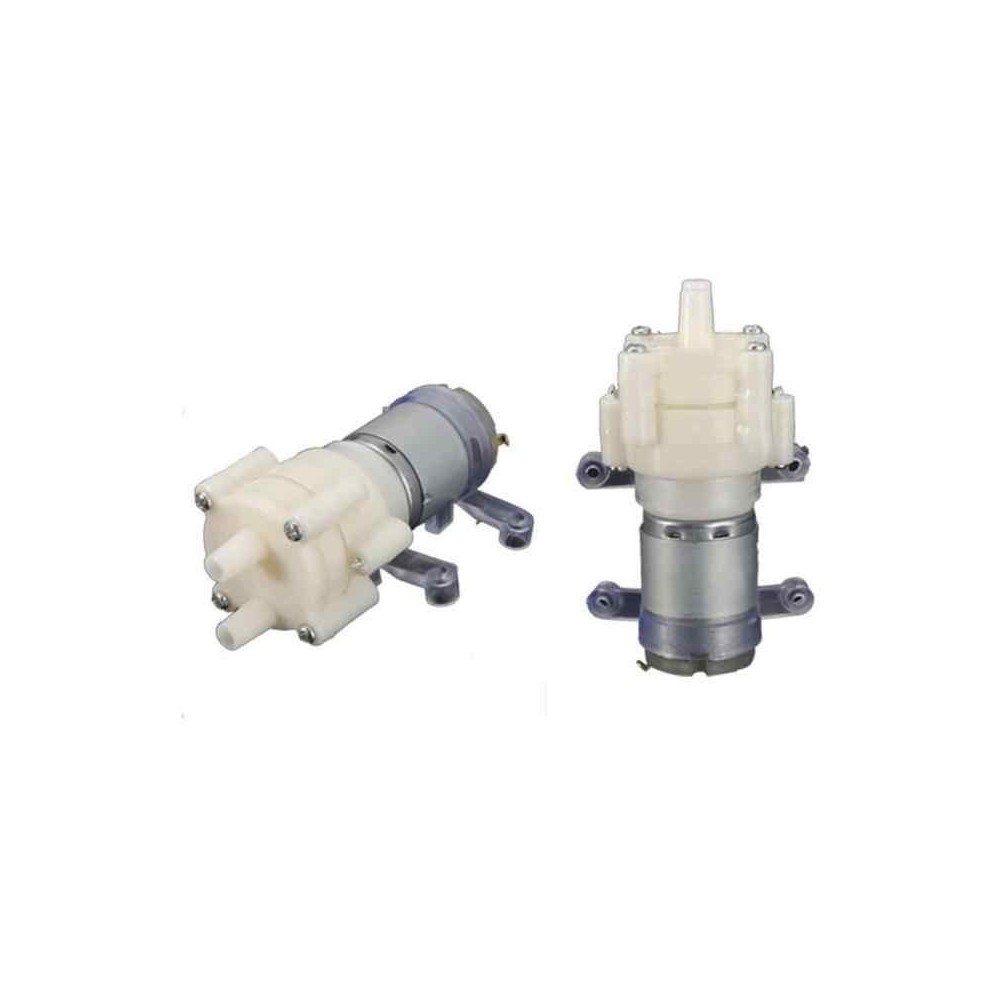 Bomba diafragma ar 12V 3W R385 + buckle silicone bomba aquário