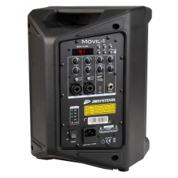 Coluna amplificada  6.5"+3x3" com bateria 100W USB/BT JB SYSTEMS MOVIL-1