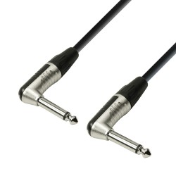 Cabo instrumentos REAN Jack TS angular 6.3 Mono Macho-Macho 6mts