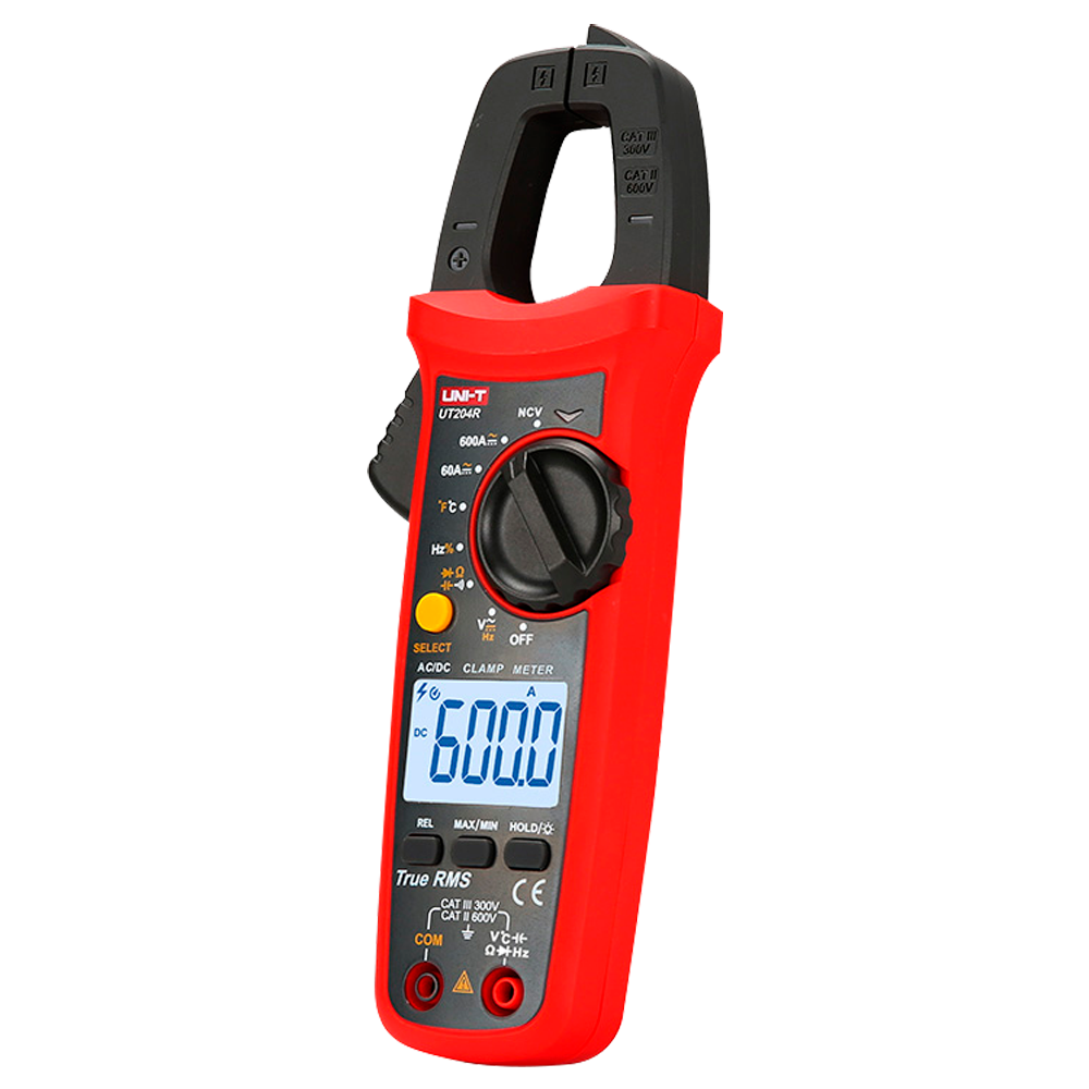 Pinça amperimétrica UNI-T UT204R True RMS