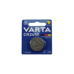 Pilha de Lítio, tipo botão, CR2450, 3V,  VARTA