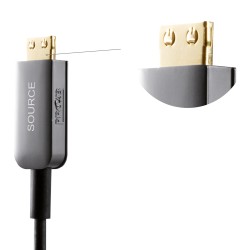 Extensão HDMI A macho - HDMI A macho, ótico ativo