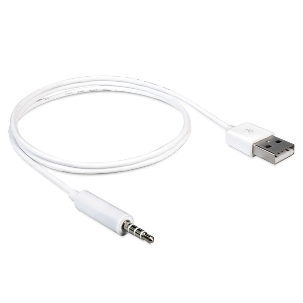 Cabo adaptador USB-A macho 2.0  Jack 3,5 macho 4 pinos