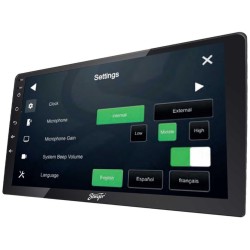 Centro multimédia 2din 9" wireless com Android Auto / Carplay