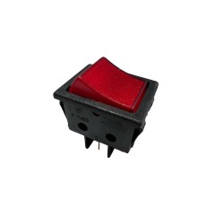 Pulsador ON-OFF com luz vermelho