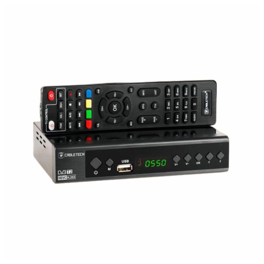 Recetor TDT Full HD 1080p DVB-T2/DVB-C