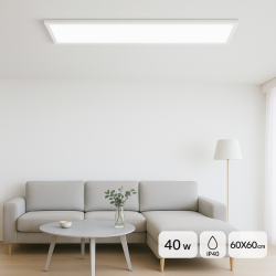 Painel Led Retangular 120x30Cm 40W