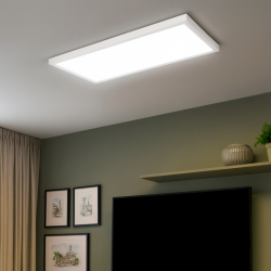 Painel Led Retangular 120x30Cm 40W