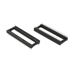 Suporte de circuitos integrados, DIP40, 15.24mm, montagem THT, raster 2.54mm