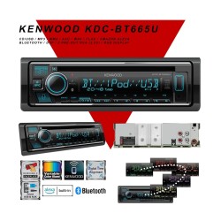 KENWOOD KDC-BT665U AUTO RADIO 1 DIN CD/USB/BLUETOOTH