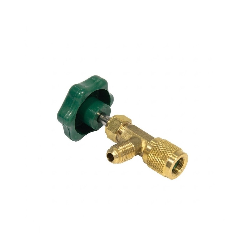 Torneira 1/4" Fêmea x 1/4" Macho para Garrafa de Gás
