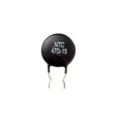 Termístor NTC 47D15 47 Ω 3 A Ø15 mm