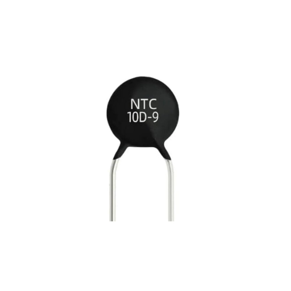 Termístor NTC 10D9 10Ω 2A Ø10,5mm
