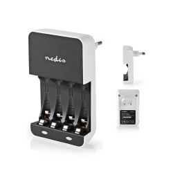 Carregador de Pilhas NiMH AA/AAA 4 Slots BACH05