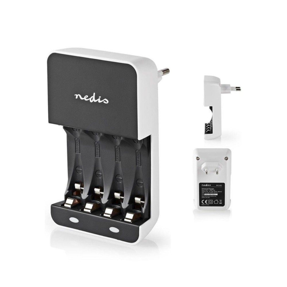 Carregador de Pilhas NiMH AA/AAA 4 Slots BACH05