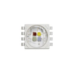 LED de potência RGBW, quatro cores, EMITER, 140°, 350mA, 10W
