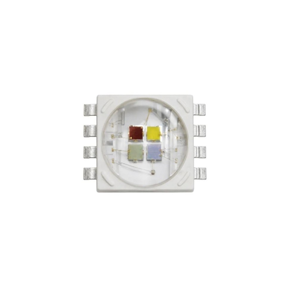 LED de potência RGBW, quatro cores, EMITER, 140°, 350mA, 10W