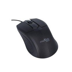 Rato Ótico MAXLIFE 1000 DPI USB-A com Fios Preto