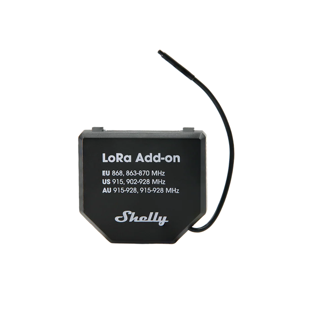 Shelly LoRa Add-on 5 km para Gen3 e Gen4 | Módulo LoRa