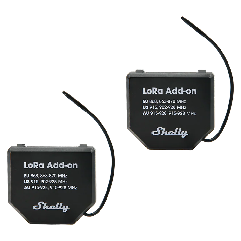 Pack 2x Shelly LoRa Add-on 5 km Gen3 Gen4