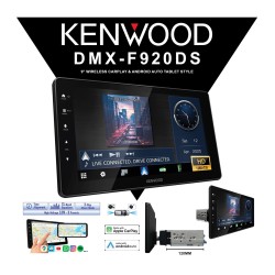 Auto-Rádio KENWOOD DMX-F920DS 9" HD CarPlay Android Auto DAB+
