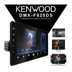 Auto-Rádio KENWOOD DMX-F920DS 9" HD CarPlay Android Auto DAB+